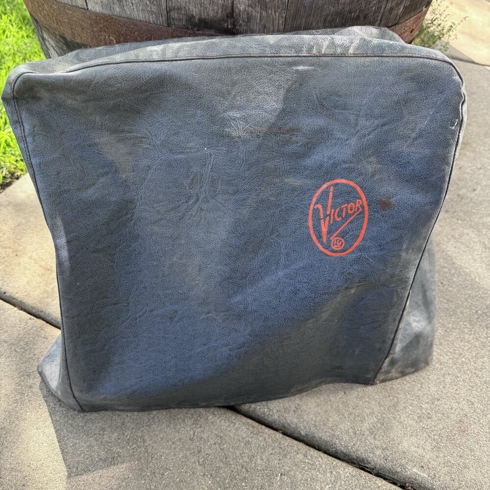 Vintage Victor 16mm Film Projector Vinyl Dust Cover Blue